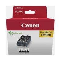 CANON Patrona Canon PGI-35, original PGI-35BK x 2 black, 9.3 ml x 2 (191 str) x2