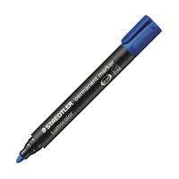 STAEDTLER PERMANENT marker, obli vrh obli vrh, plavi
