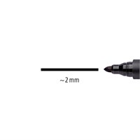 STAEDTLER PERMANENT marker, obli vrh