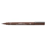 UNI PIN BR-200 brush flomaster sepia