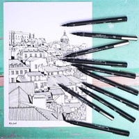 UNI PIN BR-200 brush flomaster