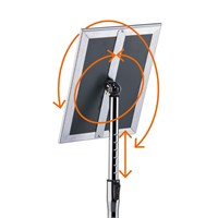 DURABLE Podni infostand s aluminijskim okvirom