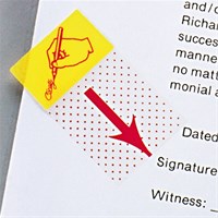 3M Post-it® 680 zastavice: mjesto potpisa