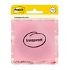 Post‑it® Prozirni samoljepljivi listići (Transparent Notes) - pastel narančasta