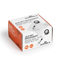 DURABLE Potezna kvačica za ID karticu antracit, 10 komada