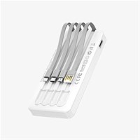 BWOO Power Bank 10,000 mAh s 4 ugrađena kabela