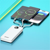 BWOO Power Bank 10,000 mAh s 4 ugrađena kabela