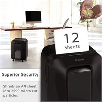 FELLOWES Powershred LX201 crni