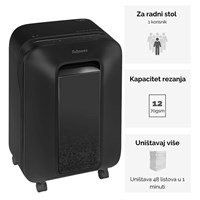 FELLOWES Powershred LX201 crni