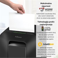 FELLOWES Powershred LX201 crni