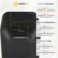 FELLOWES Powershred LX201 crni