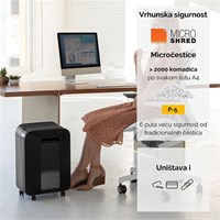 FELLOWES Powershred LX201 crni