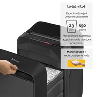 FELLOWES Powershred LX211 crni