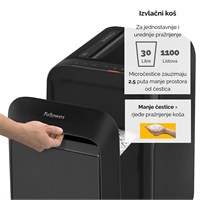 FELLOWES Powershred LX221 crni