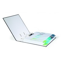 DURABLE Pregradni karton s jezičcima u boji i prozirnom naslovnicom PP