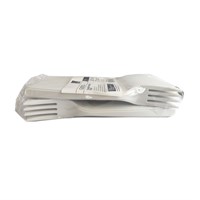 Pribor za jelo Gastro vilice 18 cm, bijele, 50 kom