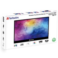 VERBATIM Prijenosni monitor osjetljiv na dodir s metalnim kućištem PMT-17