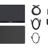 VERBATIM Prijenosni monitor osjetljiv na dodir s metalnim kućištem PMT-17