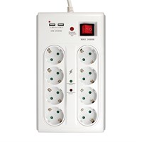 COMMEL Produžni el. kabel sa prenaponskom zaštitom 107