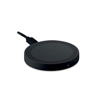 GIFTS Punjač za mob. WIRELESS PLATO crni; Ø7X1 cm 