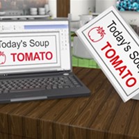 BROTHER QL neprekidna etiketa u roli