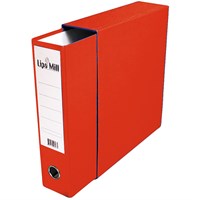 LIPA MILL Registrator s kutijom A4 široki, crveni (11#)