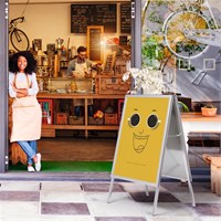 DURABLE Reklamni FOLD OUTDOOR A1 ulični A-stalak