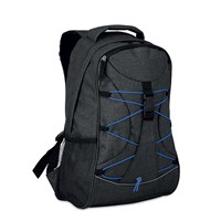 GIFTS Ruksak Glow Monte Lema tamno sivi / plave vezice