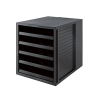 HAN SCHRANK KARMA kutija s ladicama crna