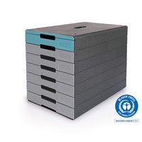 DURABLE Set ladica IDEALBOX PRO 7 sivo / plavi