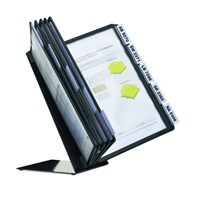 DURABLE SHERPA VARIO 10 stolni preglednik stolni stalak + 10 mapa crni