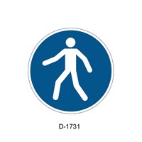 DURABLE Sigurnosne podne oznake  M024: Dozvoljeno pješacima