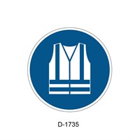 DURABLE Sigurnosne podne oznake  M015: Obavezna upotreba zaštitnog prsluka