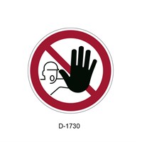 DURABLE Sigurnosne podne oznake  P006: Zabranjen ulaz