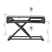 FELLOWES Sit-Stand Corsivo Workstation