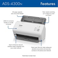 BROTHER Skener ADS-4300N