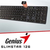 GENIUS SlimStar 126 tipkovnica