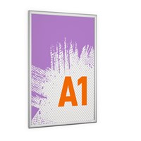 DURABLE SNAP Outdoor okvir za postere, srebrni A1: vanjske dim. 624x871mm