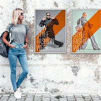 DURABLE SNAP Outdoor okvir za postere, srebrni