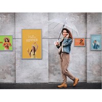 DURABLE SNAP Outdoor okvir za postere, srebrni