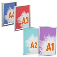 DURABLE SNAP Outdoor okvir za postere, srebrni