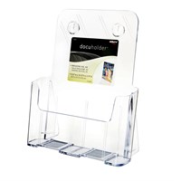 DEFLECTO Stalak za prospekte 1xA4: 235x95x273 mm, prozirni
