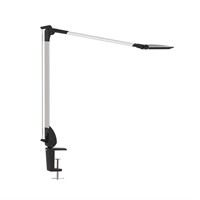 MAUL Stolna LED svjetiljka Optimus Clamp srebrna