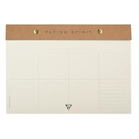 CLAIREFONTAINE Stolni planer FLYING SPIRIT 24x17 cm, kraft