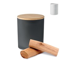 GIFTS Svijeća KEOPS veličina S, crna, miris sandaline