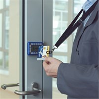 DURABLE Tekstilni lančić s karabinerom