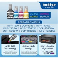 BROTHER Tinta Brother u bočici BTD100, original