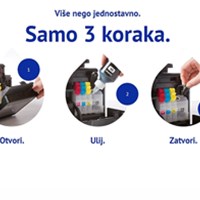 BROTHER Tinta Brother u bočici, original