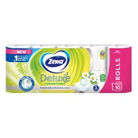 ZEWA Toaletni papir Deluxe Kamilica, 3-sl. roli, bijeli, 10 rola (7#)