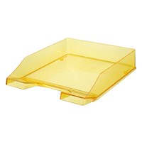 HAN TRANSPARENT ladica za spise žuta